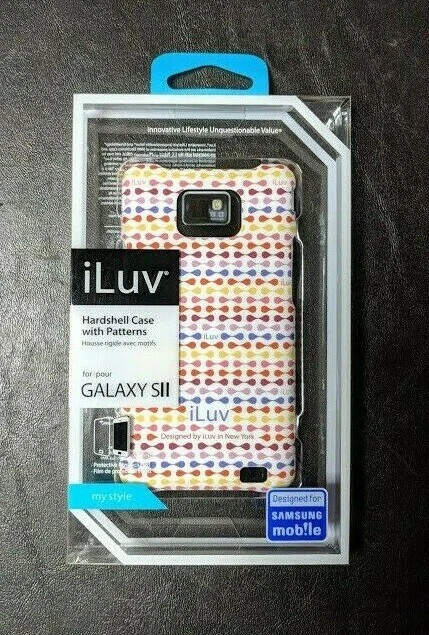 Жесткий пластиковый чехол iLuv для сотового телефона Samsung Galaxy SII S II — красный - Изображение 2 из 3