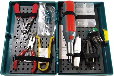 Computer Service Toolkit, Includes 23-in-1 Screwdriver, Wire Stripper, Pliers