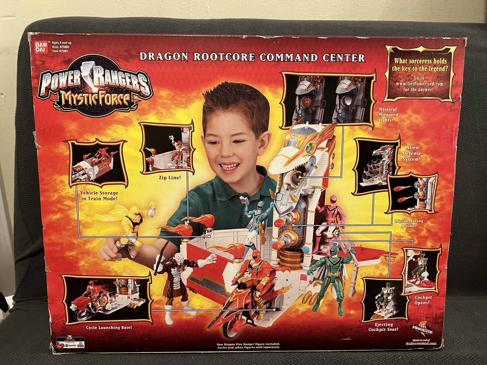 POWER RANGERS MYSTIC FORCE DRAGON ROOTCORE COMMAND CENTER New Sealed | eBay