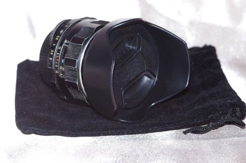 Objectif M42 55mm f2 SUPER TAKUMAR avec bouchons, pare-soleil, housse, PIQUE TOP - Photo 9/24