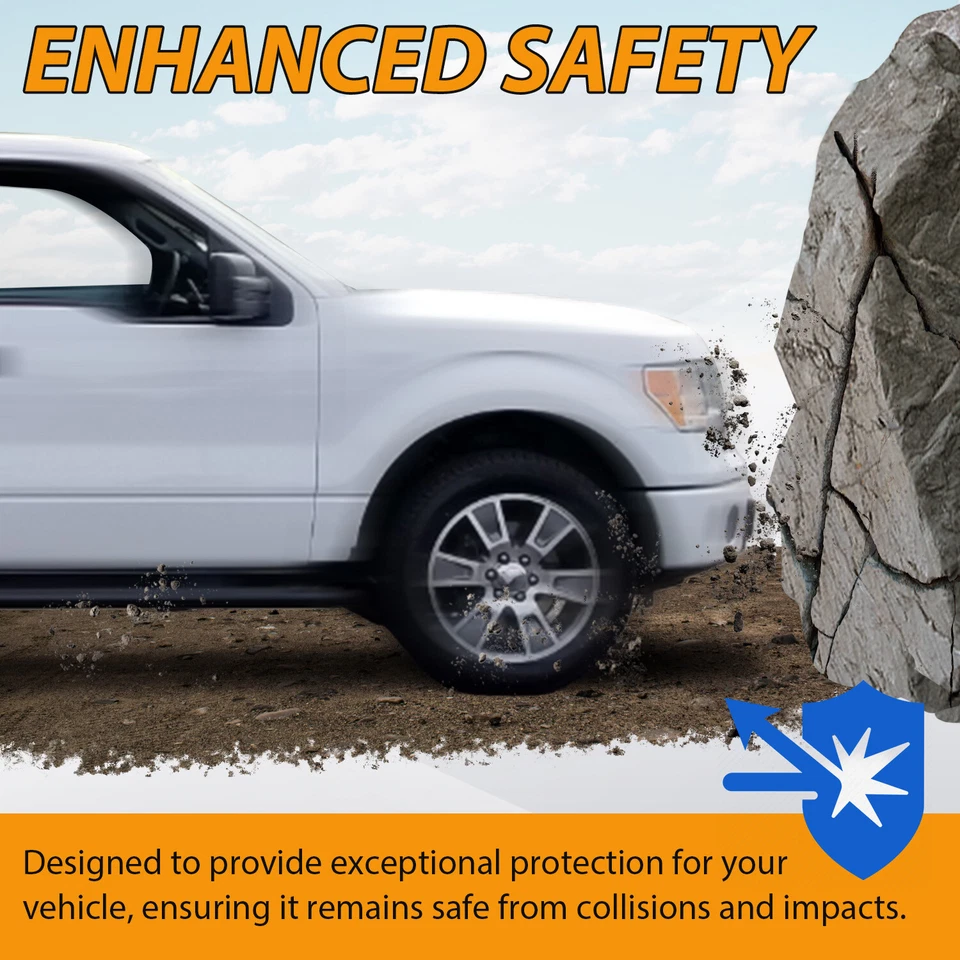 Nueva barra frontal de parachoques cromada con orificio de luz antiniebla apta para Ford F150 2009-2014 Foto 3 de 4