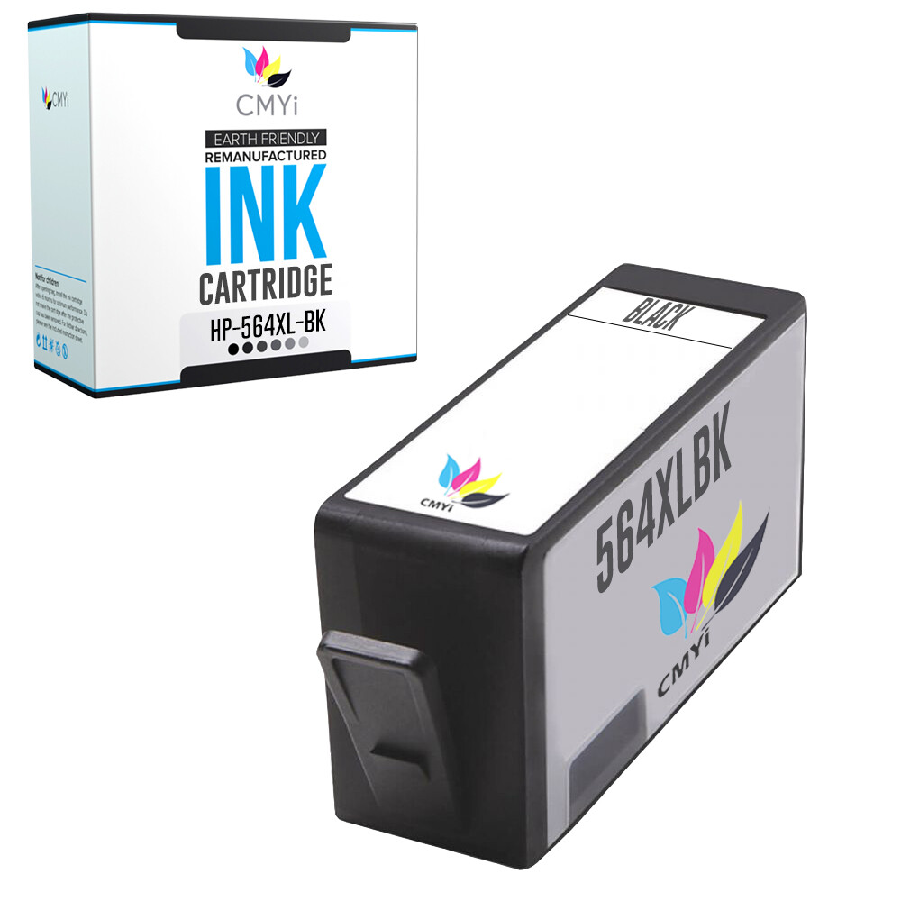 Replacement Ink Cartridges for HP 564XL Black 564 XL Cartridge CN684WN CB321WN