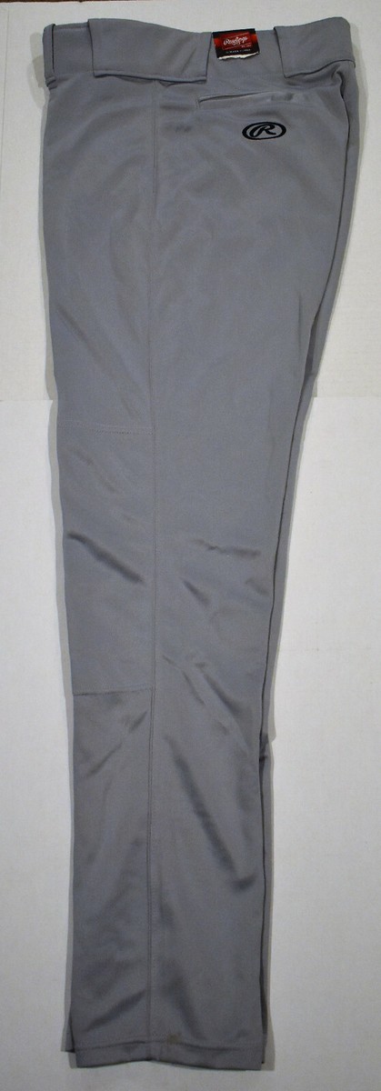 Rawlings Pantalon de Baseball Semi-décontracté pour Adulte Taille XL Gris/Bleu Roi Homme