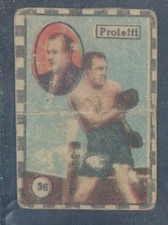 Rare Figurine Standup Boxing Edition Stork 1946 *PROIETTI-N.36