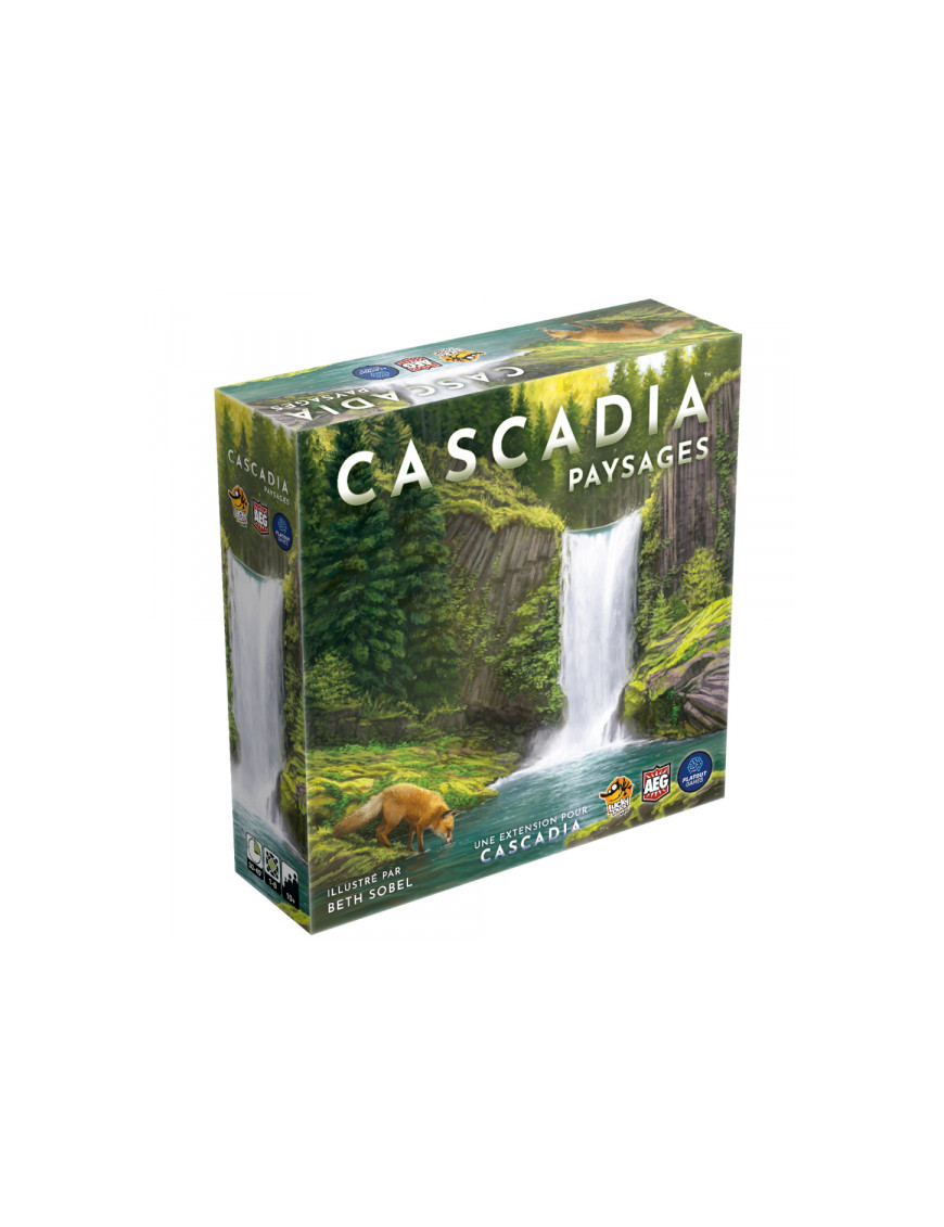 Cascadia Extension Paysages FR - Nouveaux Objectifs et Mode 6 Joueurs Lucky Duck Games