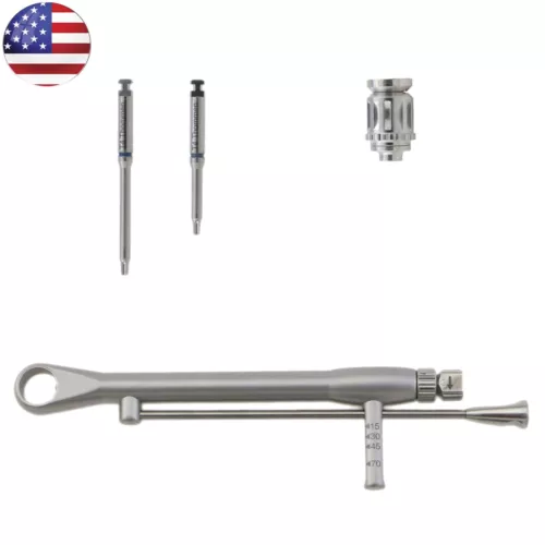 Dental Implant Thommen Screw Driver Machine Manual Hand Torque Wrench Adadpter