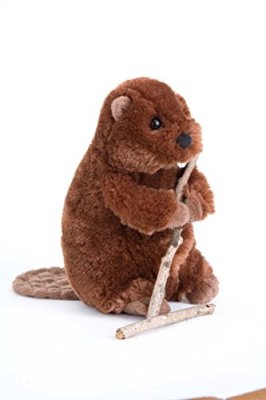 Douglas Toys Buddy Beaver Plush Stuffed Animal Toy, 7''