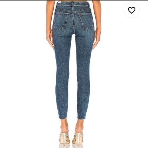LOVERS + FRIENDS DENIM Mason Hi-Rise Skinny Blue Jean Naples 27 STRETCH EUC - Picture 2 of 9