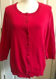 womens hot pink cardigan sweater