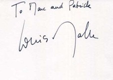 Louis Malle Autograph