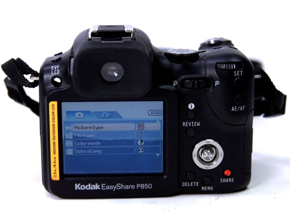 Kodak Easyshare P850 5.1 MP Digital Camera W Battery - Tested No charger! - Image 4 of 4