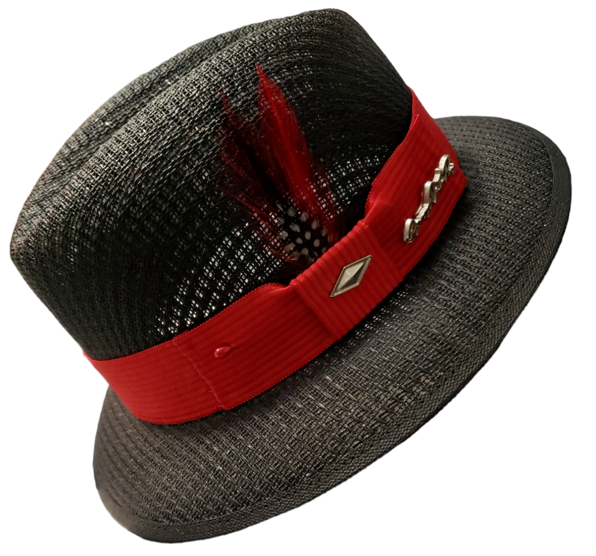Men's Danny De La Paz Signature Special Edition Black Red Band Lowrider Hat