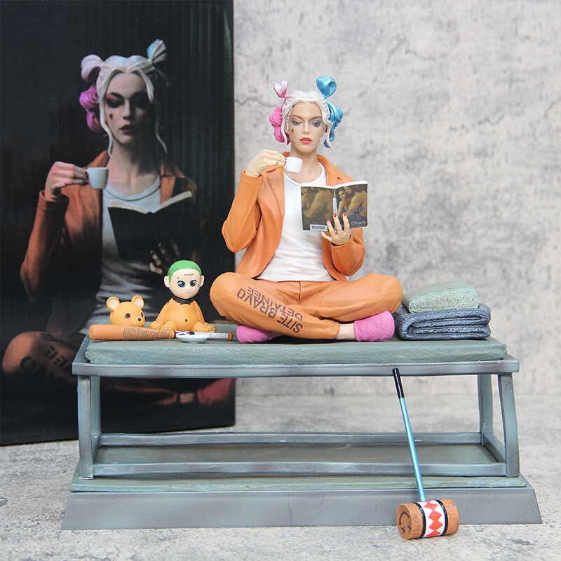 Read Book Sitting Posture Action Model Toys