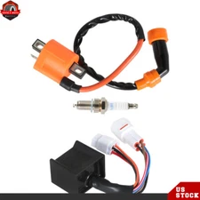 Ignition Coil +Spark Plug +CDI Box For Yamaha Timberwolf 250 YFB250 1994-1998