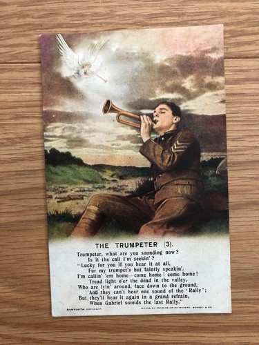 Bamforth Song Cards The Trumpeter 4898 - Picture 4 of 5