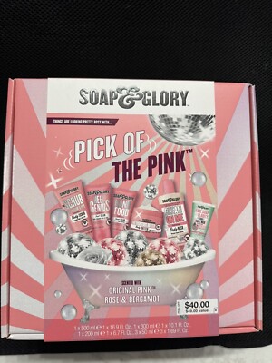 Soap & Glory Pick Of The Pink Original Pink Rose & Bergamot Gift Set New Sealed