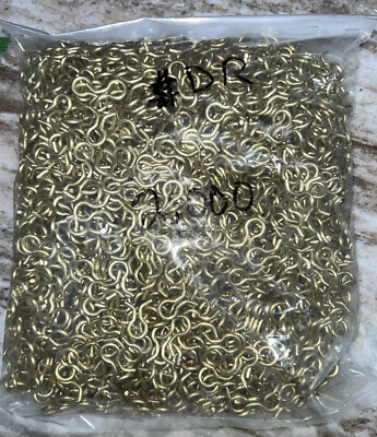 Brass Sinker Eyes Size #2 - Eyelets for Lead Weight Molds - 1lb - 630