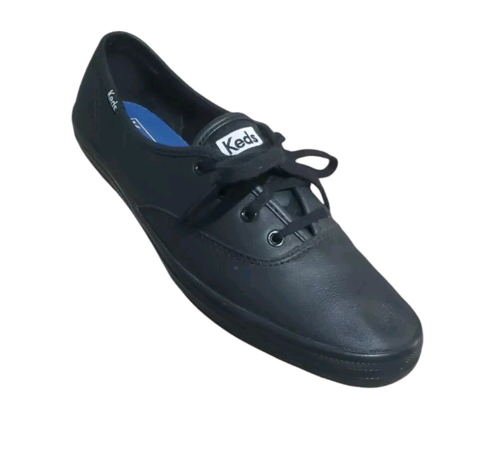 Keds Champion Sneaker Black Size 7.5S Narrow Original Leathe