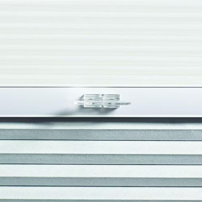 Cordless Cellular Shade Whisper White Day and Night 27 in W x 72 in L