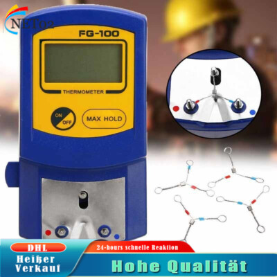 LCD FG-100 Display Soldering Iron Tip Thermometer Temperature Tester 0-700  TOOL
