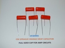 Sprague Orange Drop 715P, film and foil .047uf 600V capacitors, set of 5