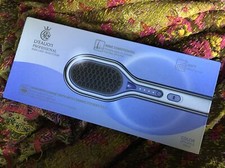 Lyealion Hair Straightener Brush  Negative Ionic Straightening Comb Purple NIB