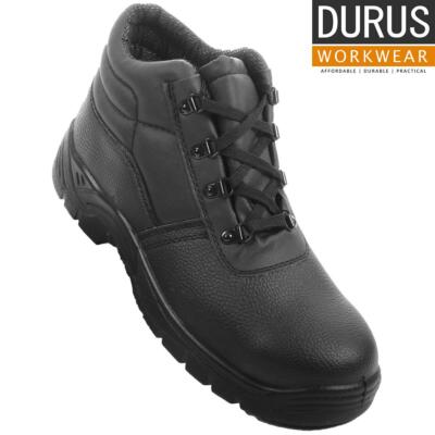 Durus Workwear Stahlkappe Sicherheit Schutz Zwischensohle Chukka Stiefel