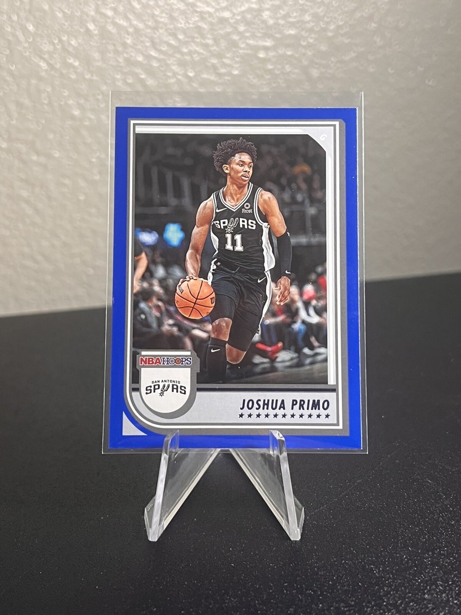 2022-23 Panini NBA Hoops Joshua Primo Blue Parallel #154 Spurs | eBay