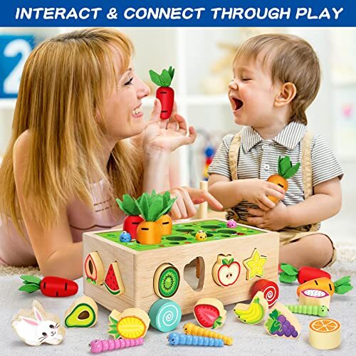 Wooden Montessori Toys for 1 2 3 Year Old Baby Girls Boys | eBay
