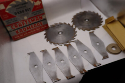 Vintage | Craftsman | Kromedge Dado Set |  8'' |  9-3247 | 5/8'' Arbor BinZ