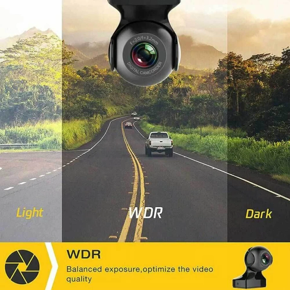 HD 1080P Mini USB/WiFi Car Recorder DVR Video Recorder Night Vision G Sensor - Image 3 of 4