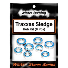 For Traxxas Sledge - Hub Set (8 Pcs Bearings Kit)