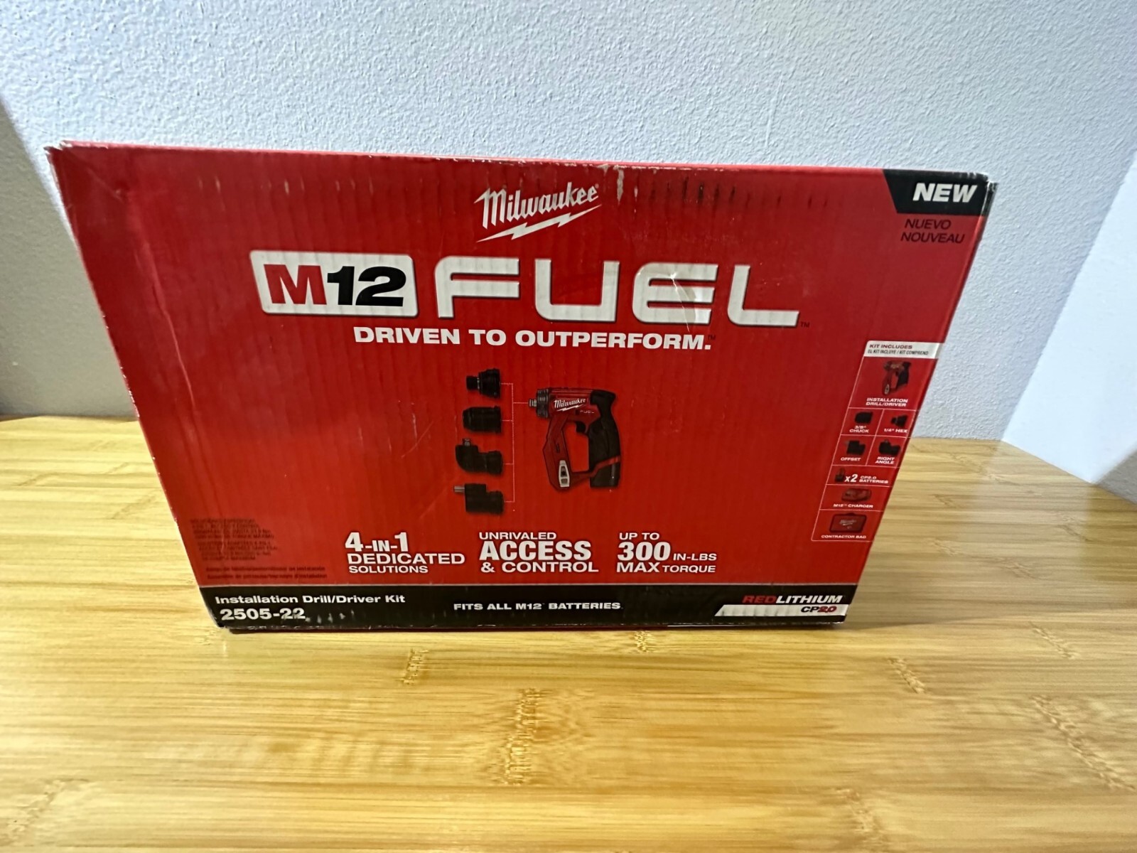 Milwaukee 250522 M12 Fuel Drill Kit & M12 Fuel 255320 1/4" Hex Impact