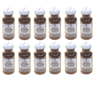 Permatex Gasket Sealant (24oz) (12x2oz) (Pack of 12) Indian Head Gasket Shellac