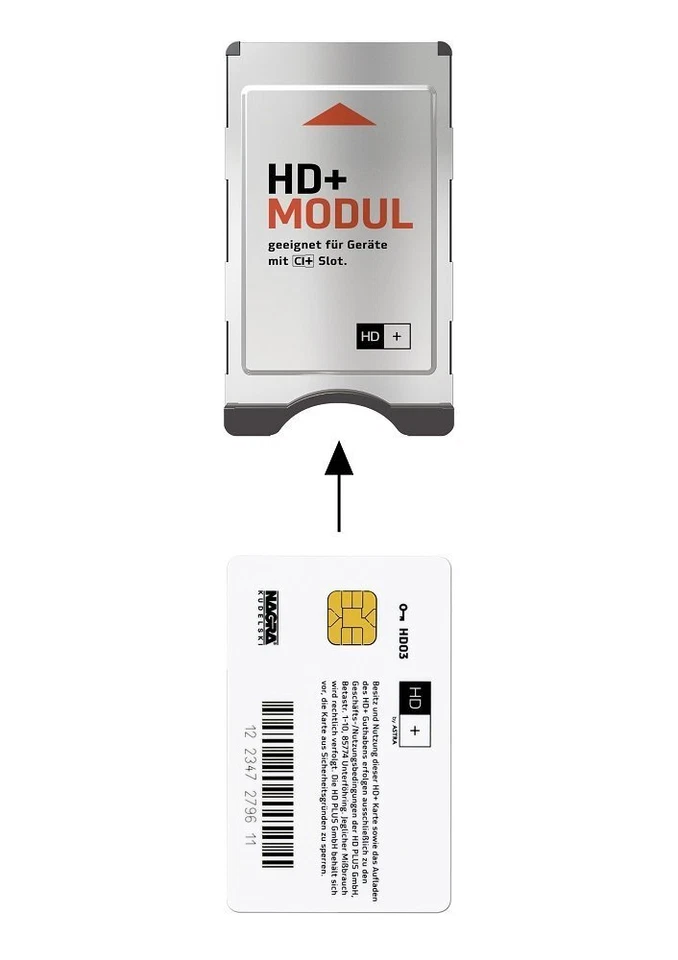HD Plus CI+ Modul inkl. HD+ Senderpaket für 6 Monate gratis geeignet für UltraHD - Bild 2 von 4