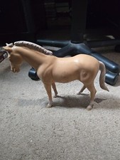 Vintage Marx Johnny West Beige Sorrel Horse 1960's - 9 Inches