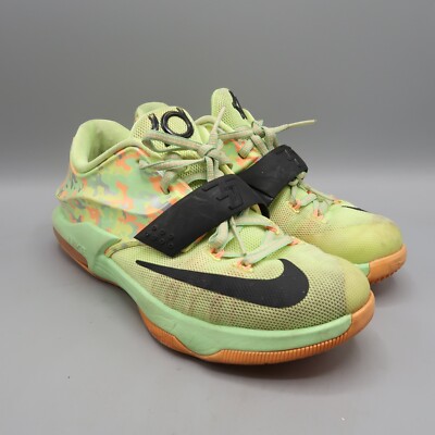 kd Nike Kevin Durant KD Hyper Jade Bright Yellow Youth Size 5Y