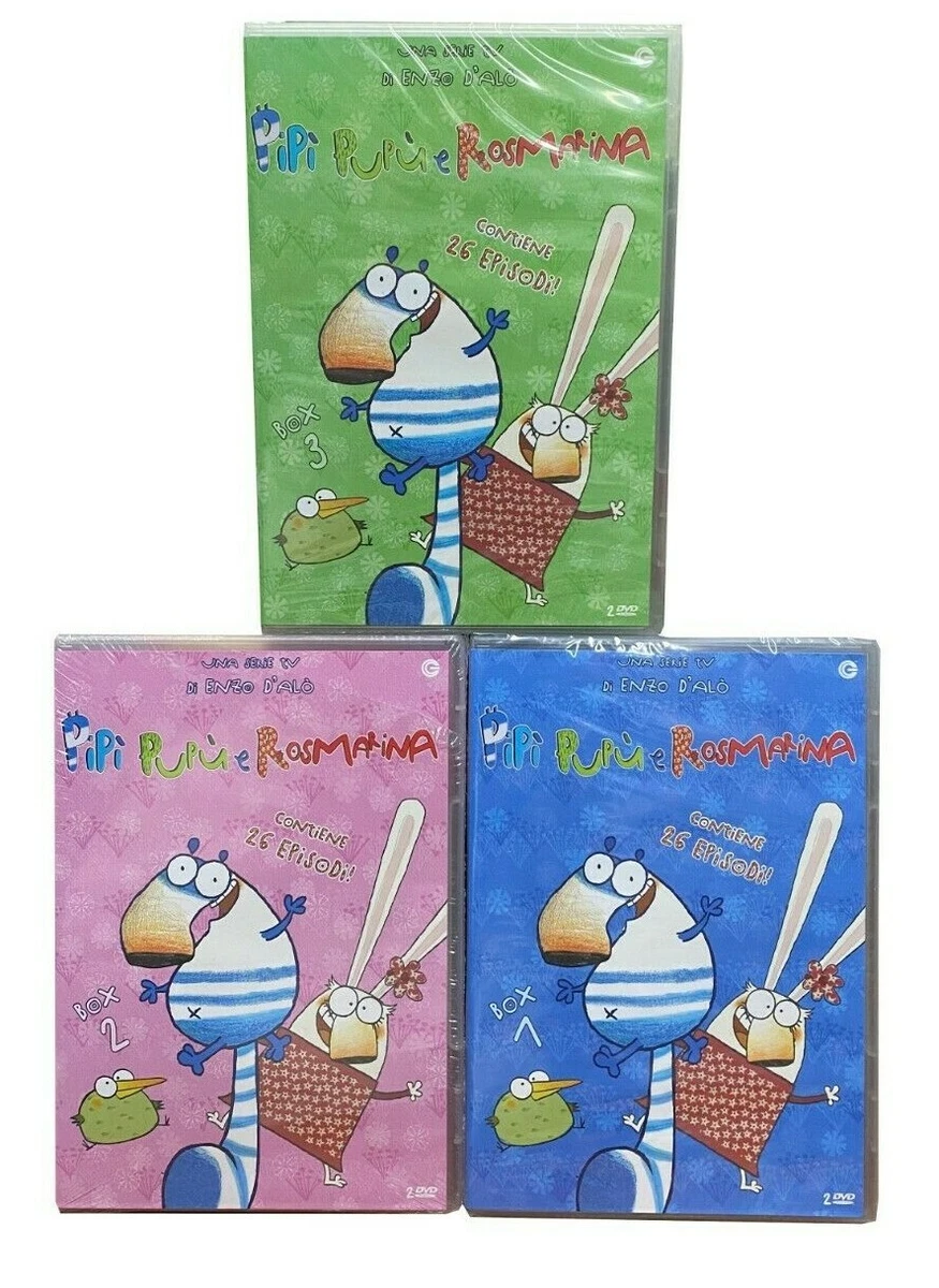 6 DVD x 3 Box PIPI' PUPU' E ROSMARINA complete series box 01+02+03 eps 1-78 new