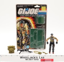 Tunnel Rat V1 100  Complete 34 Cardback G.I. Joe 1987 Hasbro Vintage Figure