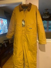 NEW W/TAGS Walls Enduroflex Insulated Coveralls 2XLRG Tan w/Brown Collar