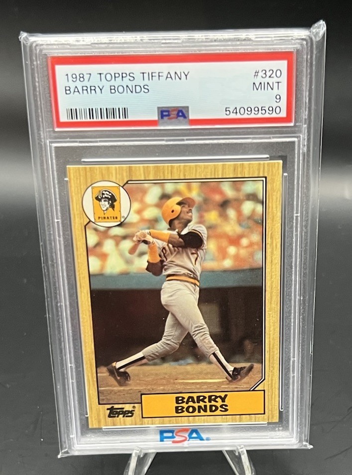 1987 Topps Tiffany #320 Barry Bonds RC PSA 9 MINT!!