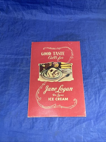 Ice Cream Jane Logan Fountain Menu - Philadelphia PA Vintage 1940’s G.U. GROVER - Bild 7 von 18
