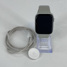 Apple Watch SE 2nd Gen. 44mm Silver Aluminum LTE w/ Sport Band - Fair