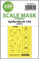 Spitfire Mk.Xii One-Sided Mask Self-Adhesive, Pre-Cutted For Airfix / 1:48