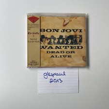Bon Jovi Wanted Dead Or Alive Japan PROMO CD ...