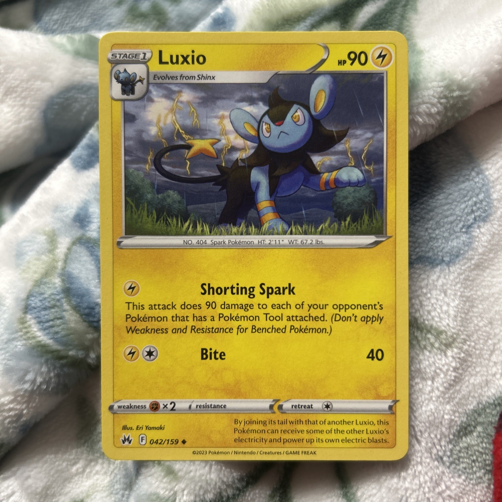 Luxio Pokemon Card