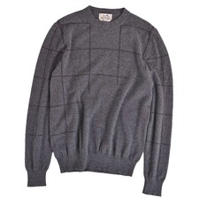 Hermes Knit Sweater Crew Neck Long Sleeve Cashmere 100 Top Men S Used MOLO-0
