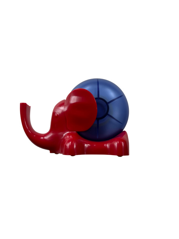 Pottery Barn Kids Elephant Tape Dispenser Red Blue Collectible RARE VINTAGE NIB