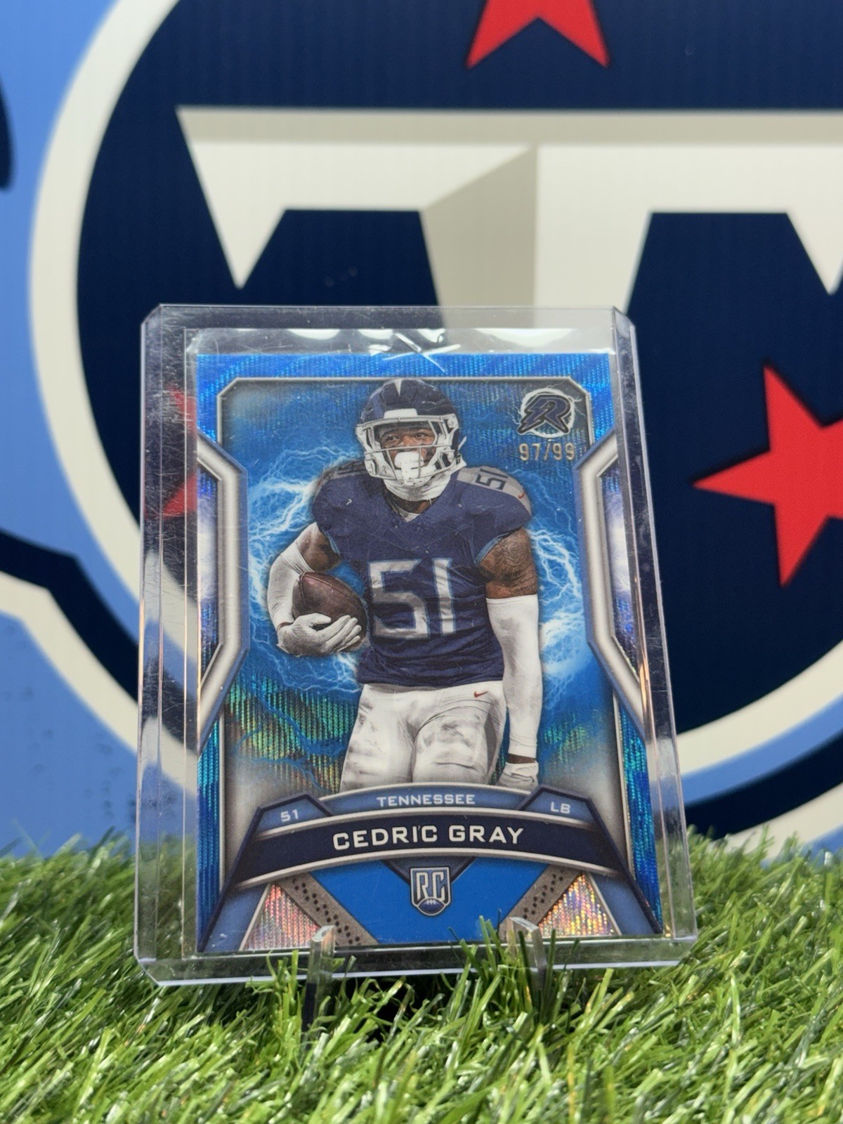 Cedric Gray Topps Resurgence #193 Blue Surge