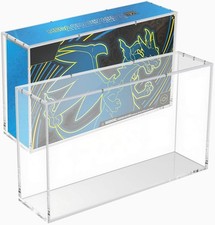 Acrylic Display Case for Mega Charizard X ex UPC Box UV Resistant 6mm Magnetic